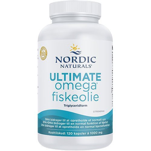 Ultimate Omega Nordic Naturals   120 Kapsler