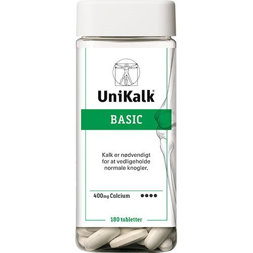 Unikalk Basic 400 Mg Calcium   180 Tabletter