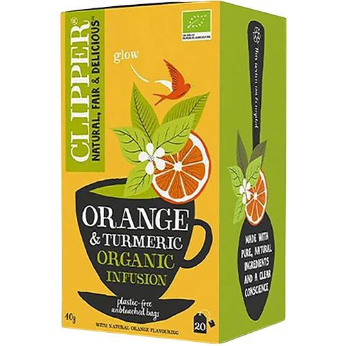Clipper Urtete Med Appelsin   Gurkemeje økologisk   20 Breve