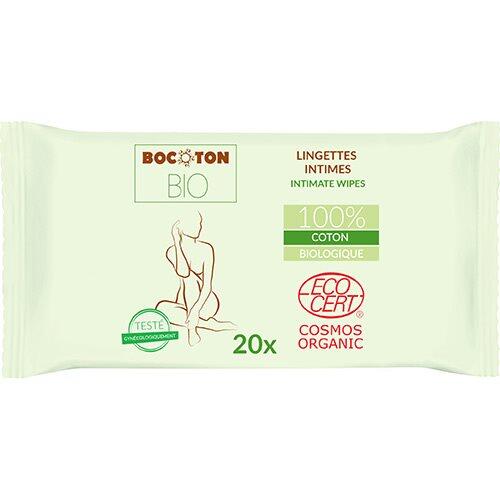Bocoton Bio Vådservietter T  Intimpleje øko