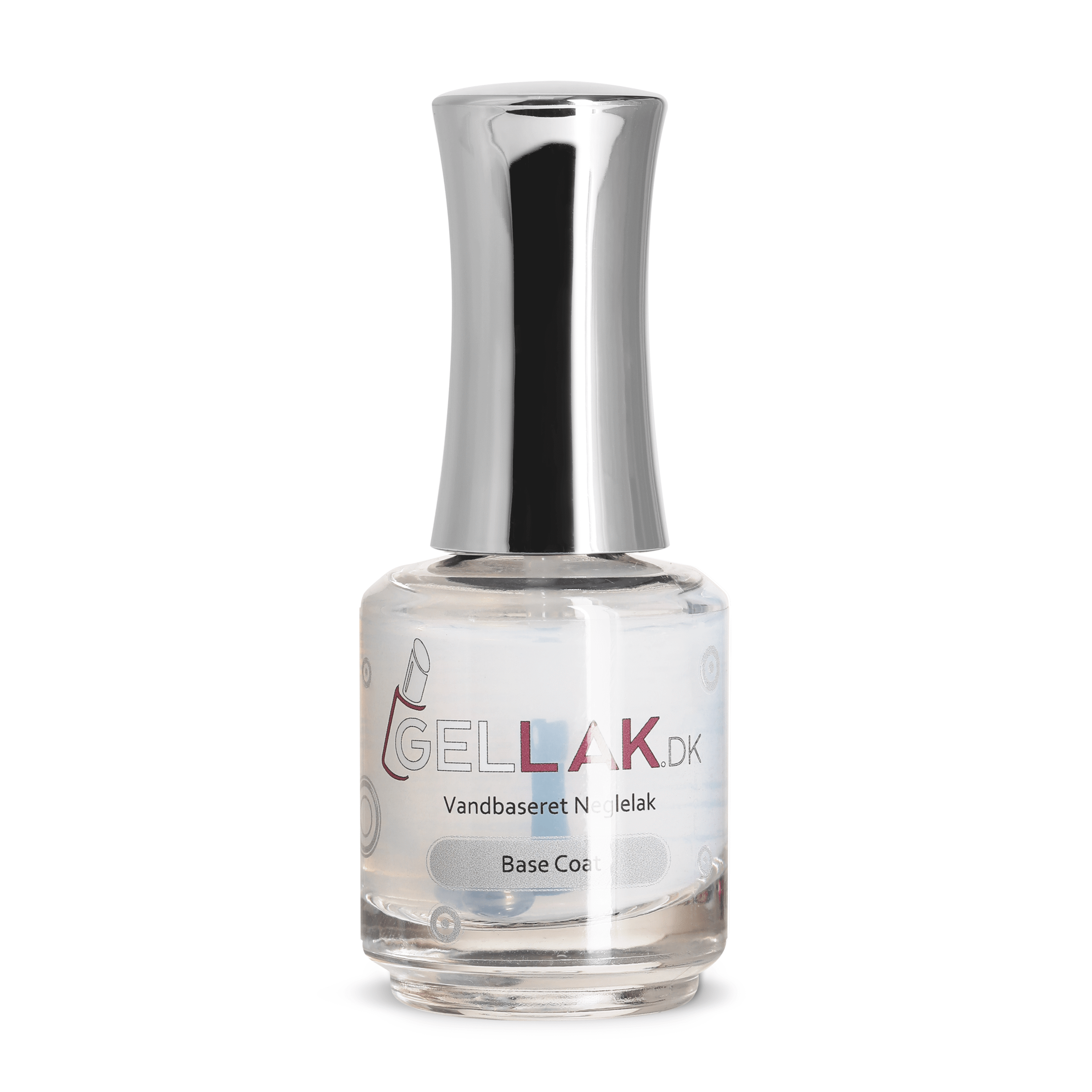 Vandbaseret Neglelak 15 Ml Base Coat Gellak Dk