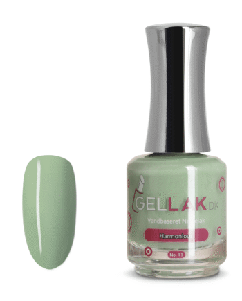 Grøn Vandbaseret Neglelak    Quot Harmonious Quot  No  11   15 Ml   Gellak Dk