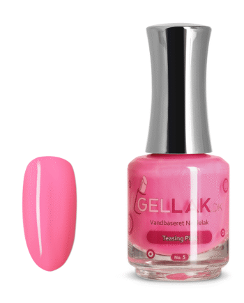 Pink Vandbaseret Neglelak    Quot Teasing Pink Quot  No  5   15 Ml   Gellak Dk