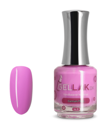 Pink Vandbaseret Neglelak    Quot Damson Plum Quot  No  8   15 Ml   Gellak Dk