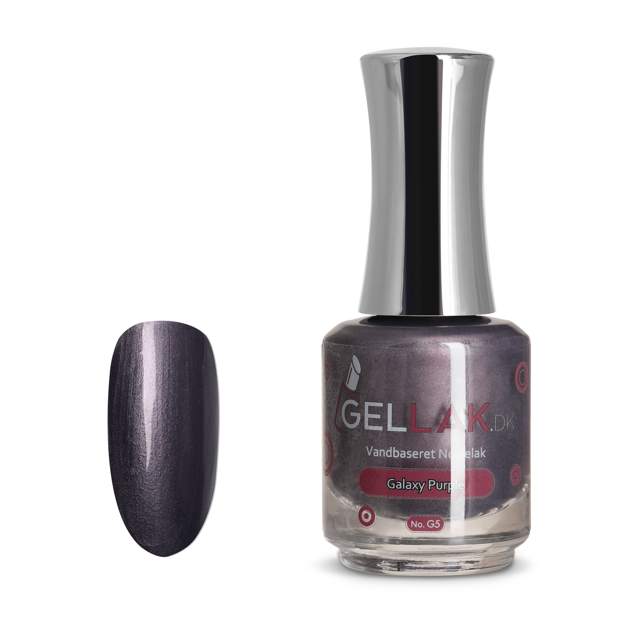Vandbaseret Neglelak Quot Galaxy Pruple Quot No G5 15 Ml Gellak Dk