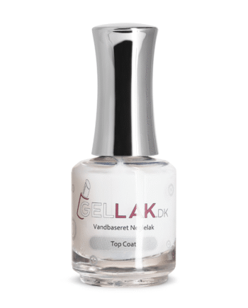Vandbaseret Neglelak   15 Ml   Top Coat   Gellak Dk