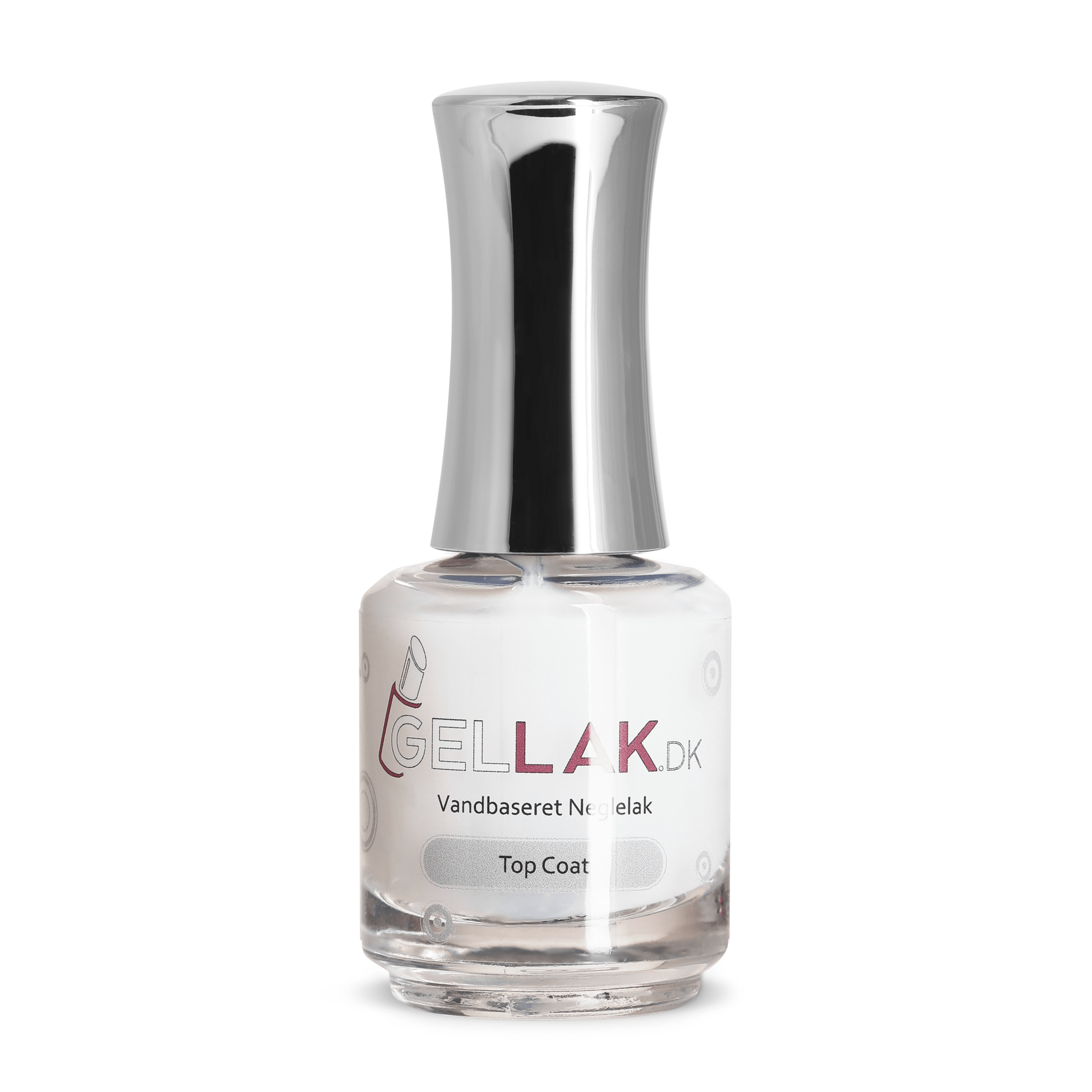 Vandbaseret Neglelak 15 Ml Top Coat Gellak Dk