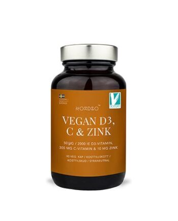 Nordbo Vegan D3  C   Zink   90 Kap