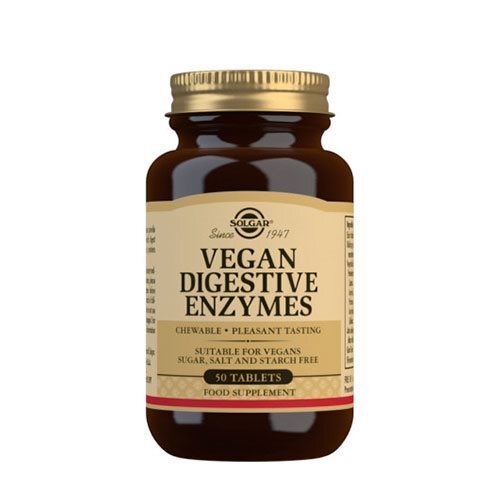 Solgar Vegan Digestive Enzymes   50 Tabletter