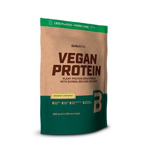Biotech Vegan Protein Pulver M  Banan Smag  500g