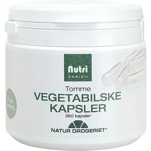 Vegetabilske Kapsler  Tomme   360 Kapsler