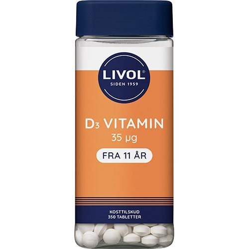 Vitamin D 35 Mcg Livol   350 Tabletter