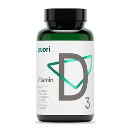 Puori Vitamin D3 10mcg  400ie  I Kokosolie 60 Kap