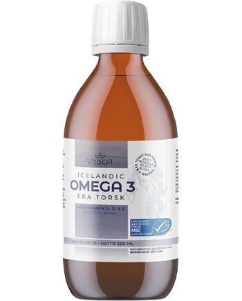 Vitaoil Icelandic Omega 3 Fra Torsk  280ml