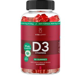 Vitayummy D3  Raspberry  60 Gum