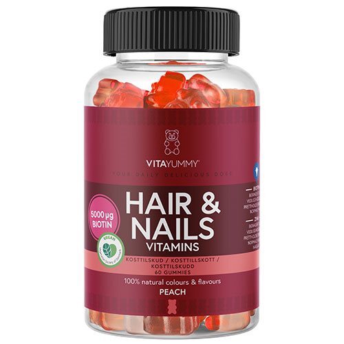 Vitayummy Hair Nails Peach 60gum