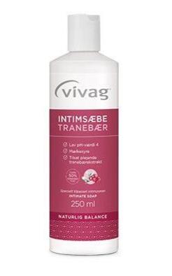 Vivag Intimsæbe Tranebær  250ml