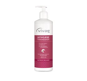 Vivag Intimsæbe Tranebær 400 Ml