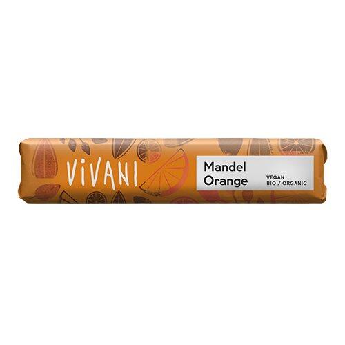 Vivani Mandel Orange Bar økologisk   35 Gram
