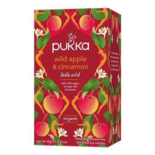 Pukka Wild Apple Te økologisk 20 Breve
