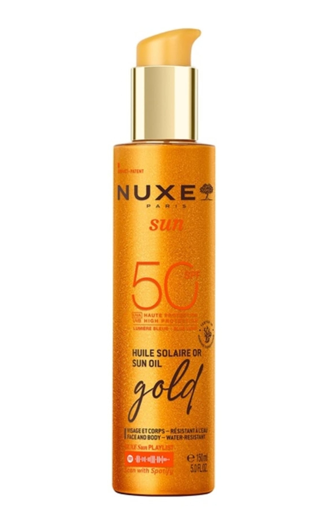 Nuxe Sun Tanning Oil Gold Spf50 150ml