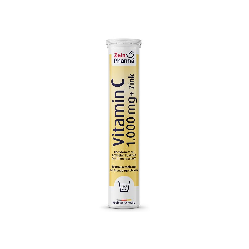 Zein Pharma C Vitamin 1000 Mg Brusetablet 20 Stk     Kosttilskud Til Voksne