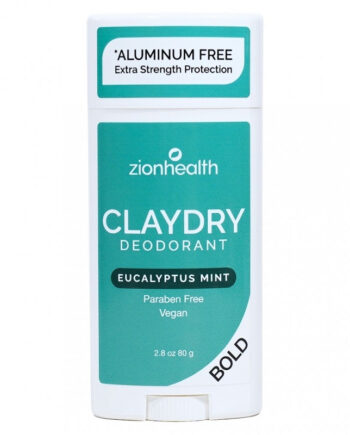 Zionhealth   Bio Claydry Deodorant   Eucalyptus Mint 80g