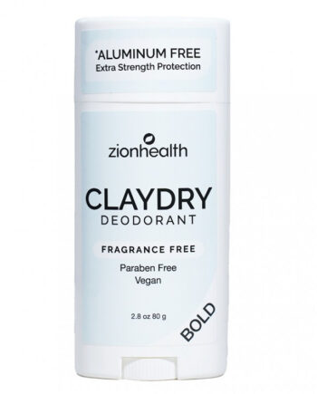 Zionhealth   Bio Claydry Deodorant   Fragrance Free 80g