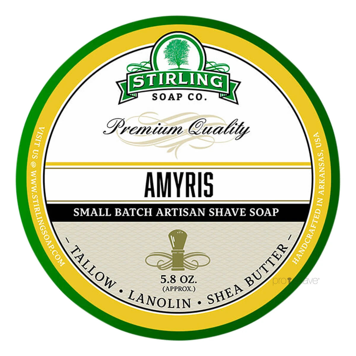 Stirling Soap Company Barbersæbe  Amyris  170 Ml