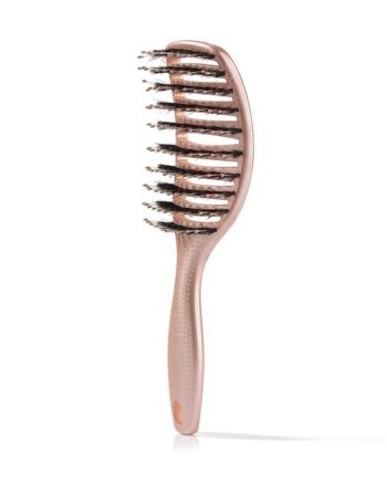 Curvy Brush   Hårbørste Med Vildsvinehår   Shiny Rose
