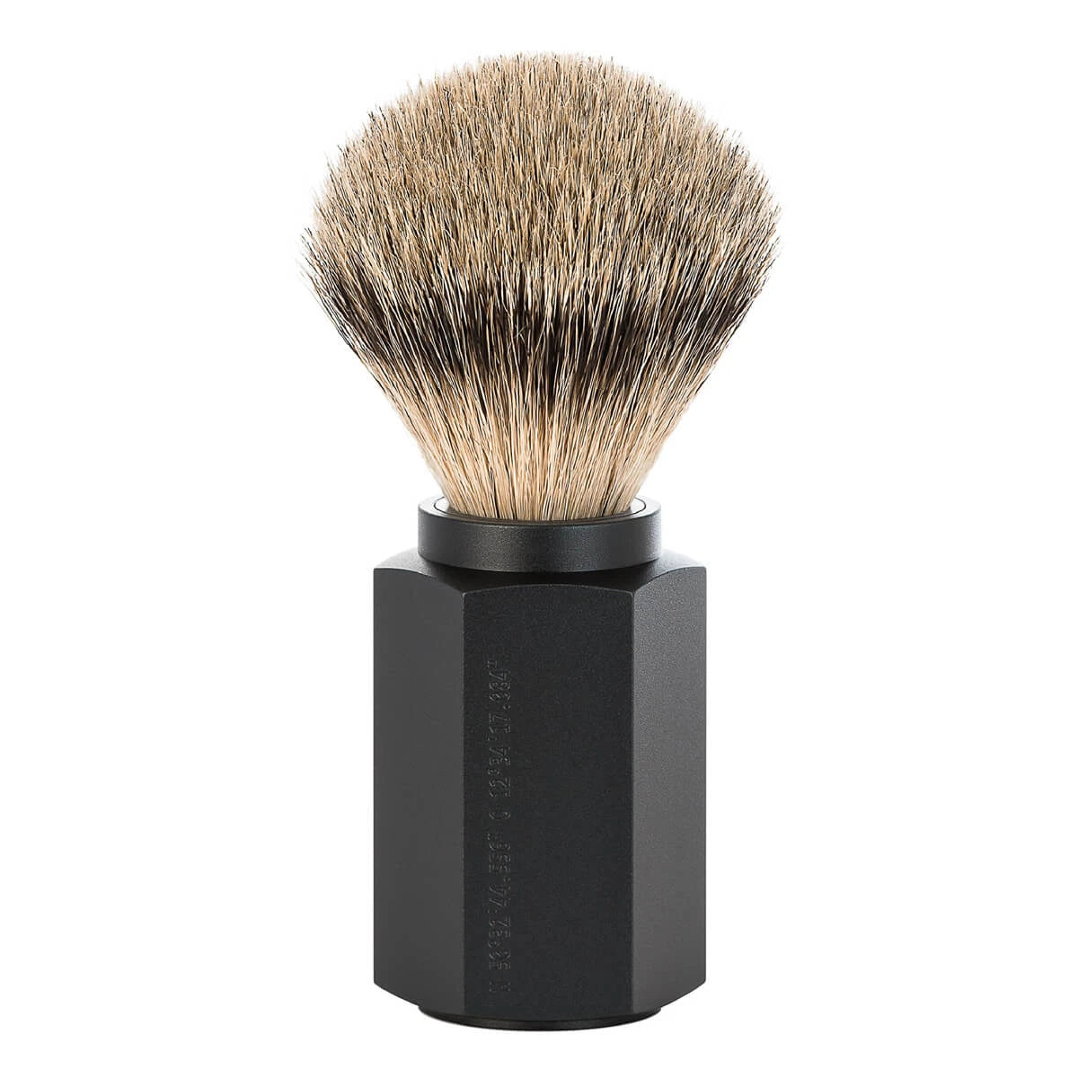 M? Hle Shaving Mark Braun Silvertip Badger Barberkost  21 Mm  Hexagon  Aluminium Graphite
