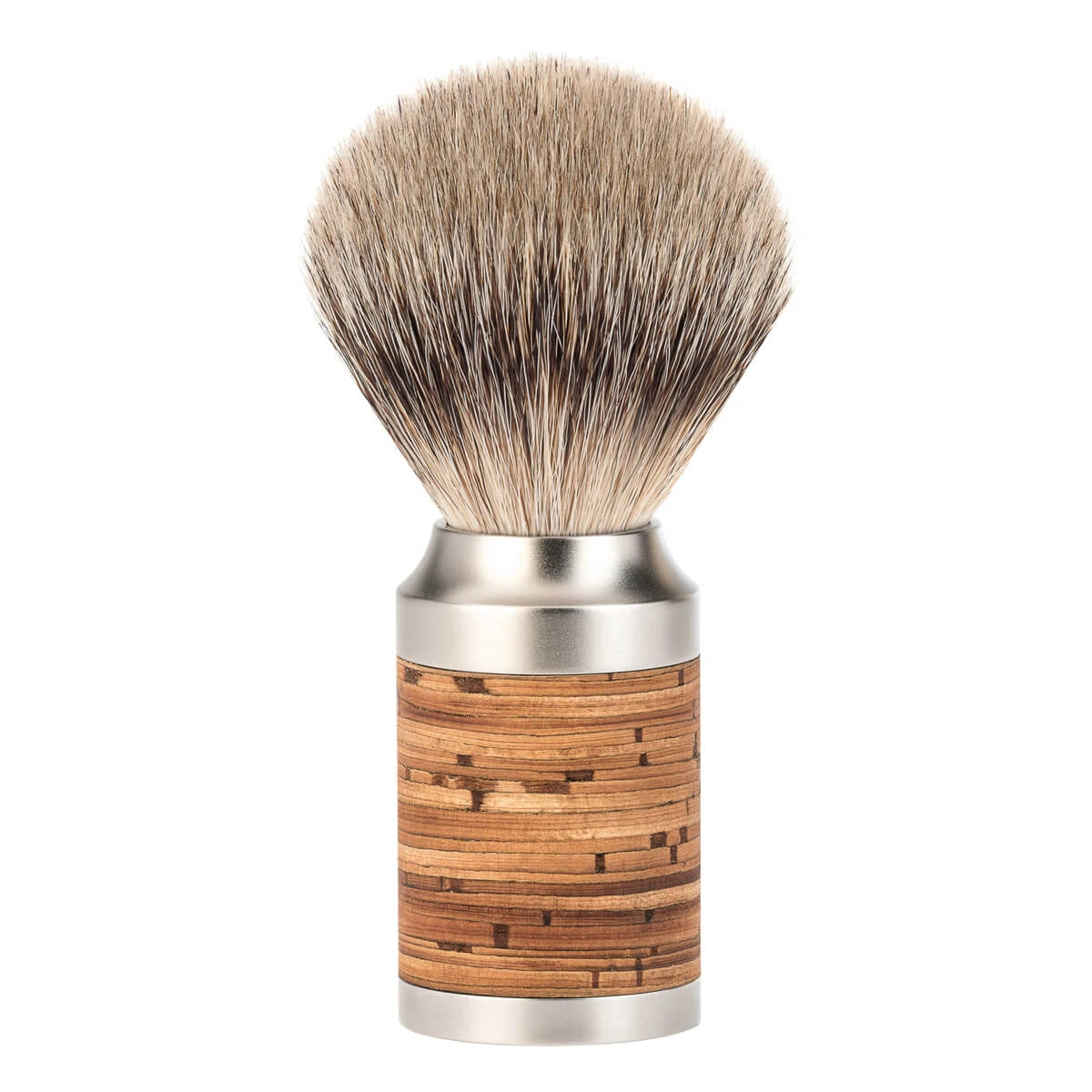 M? Hle Shaving Silvertip Barberkost  21 Mm  Rocca  Rustfrit Stål   Birkebark