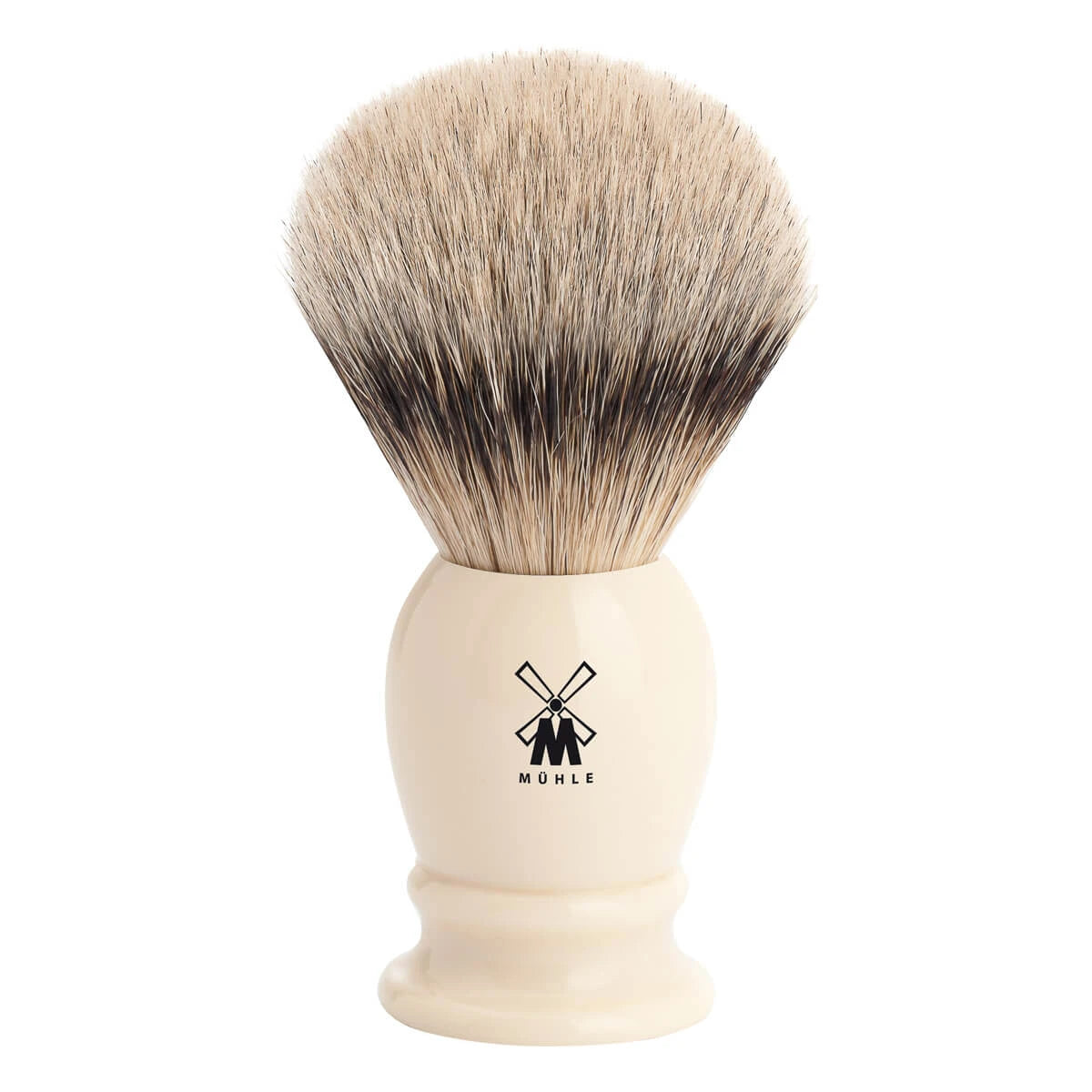 M? Hle Shaving Silvertip Barberkost  21 Mm  Classic  Hvid Kunstharpiks