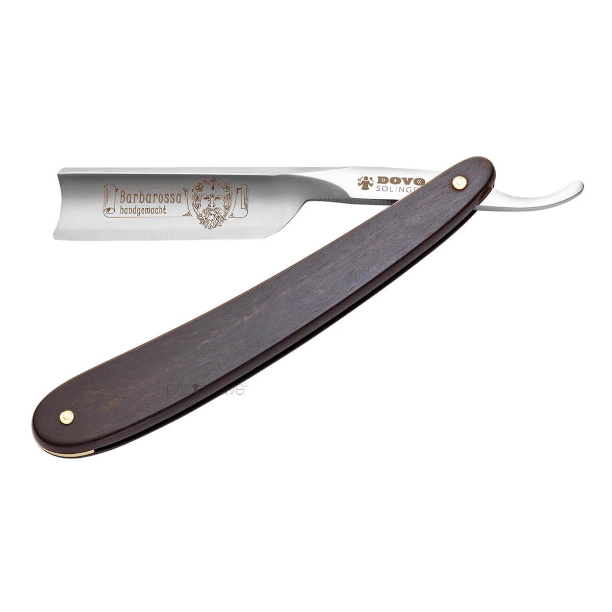 Dovo Solingen Straight Razor 5 8  Spanish Point  Barbarossa  Kort  Ibenholt