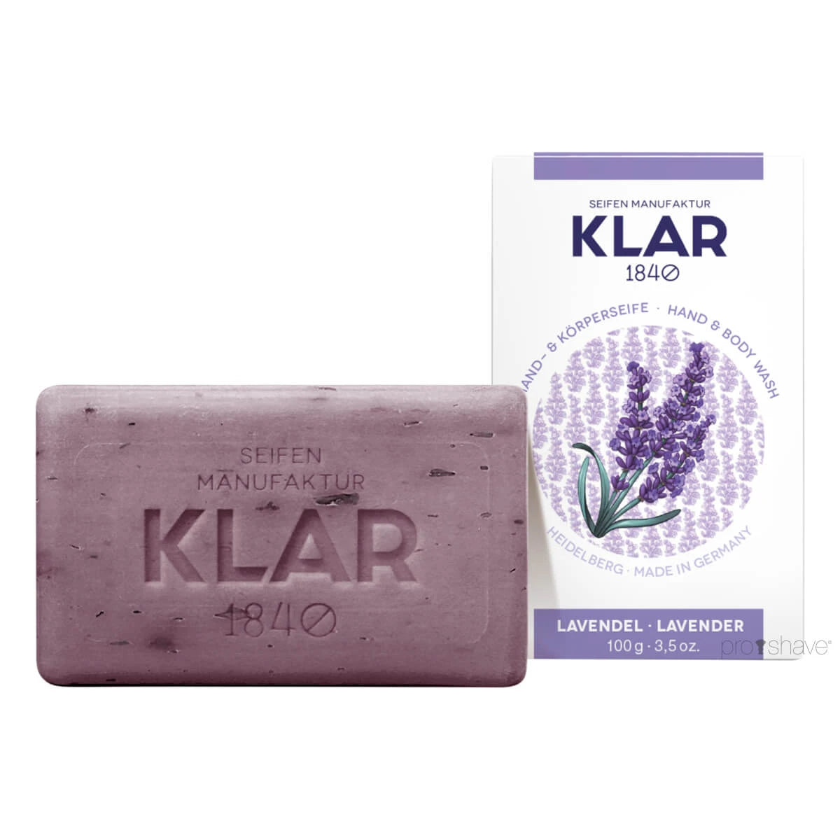Klar Seifen Sæbe  Lavendel  100 Gr