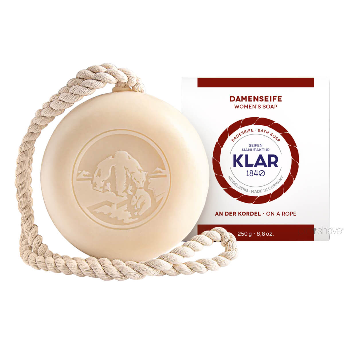 Klar Seifen Badesæbe Til Kvinder  På Snor  250 Gr