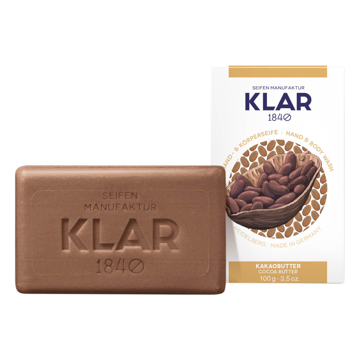 Klar Seifen Sæbe  Kakaosmør  100 Gr