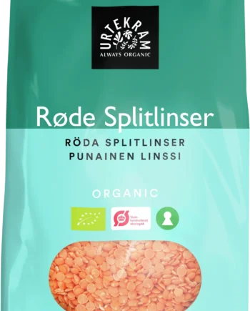 Røde Splitlinser øko    400 Gram