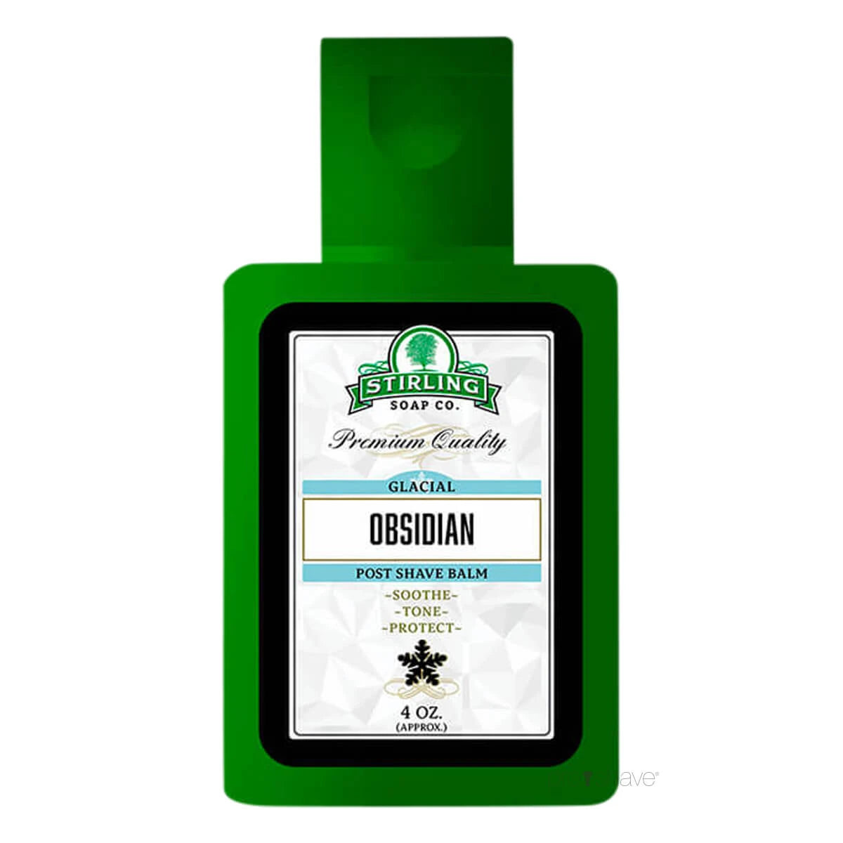 Stirling Soap Company Aftershave Balm  Glacial Obsidian  118 Ml