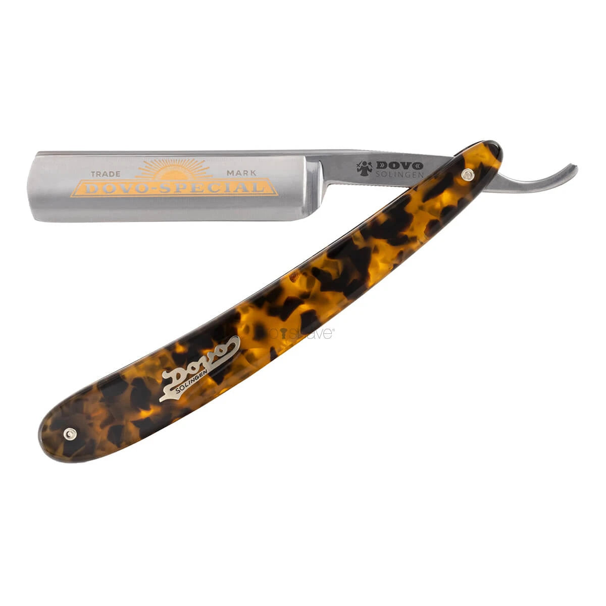 Dovo Solingen Straight Razor 5 8  Round Nose  Special  Imit  Skildpaddeskjold