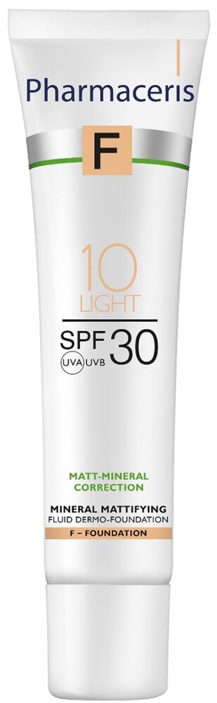 Pharmaceris F Matterende Foundation  Spf 30 Light 10  30 Ml