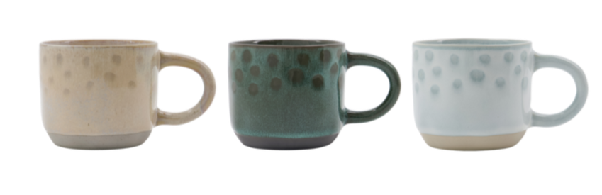 House Doctor Krus  æske M 3 Stk  Beige Green Blue