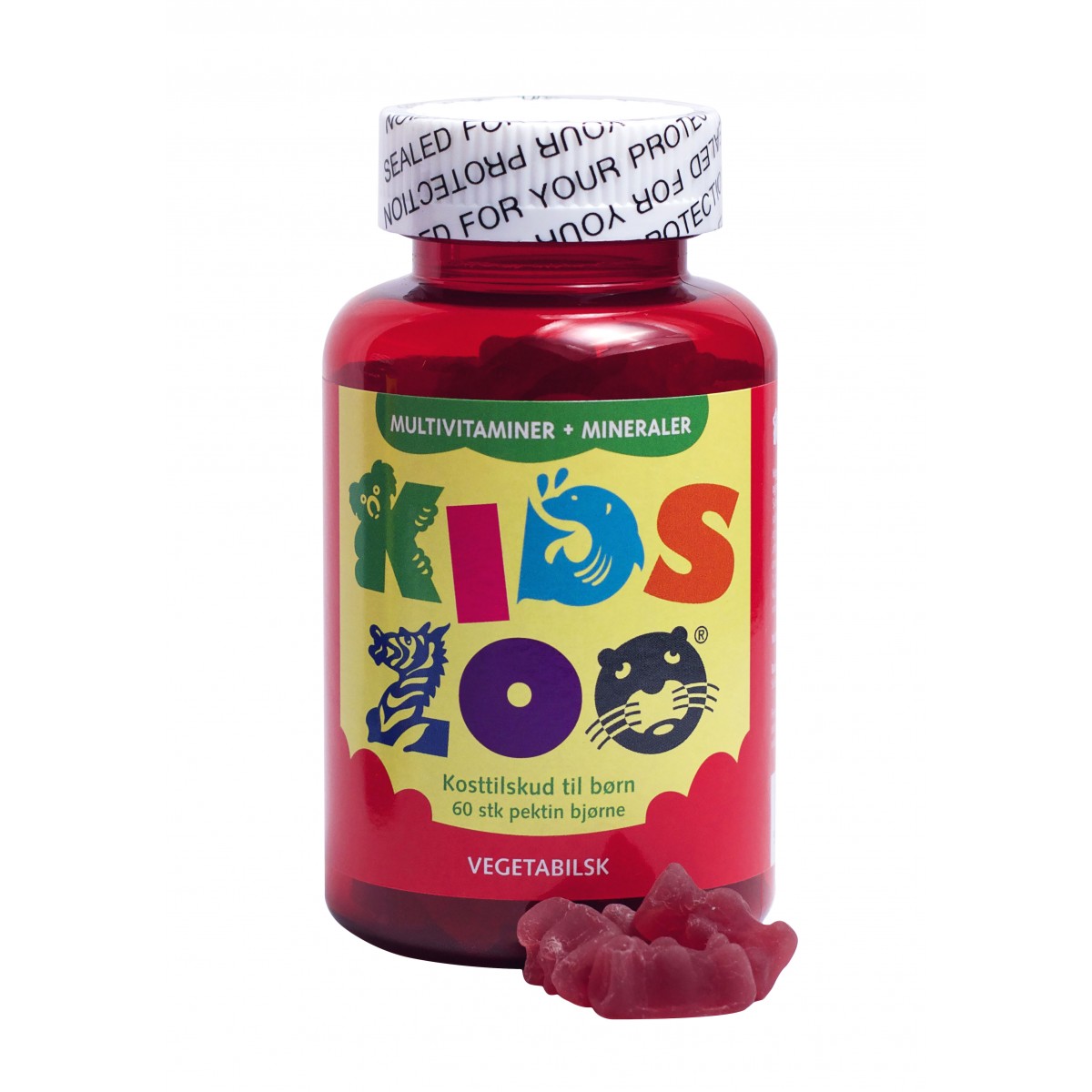 Kids Zoo Multivitamin   Mineraler 60 Stk  Vegansk