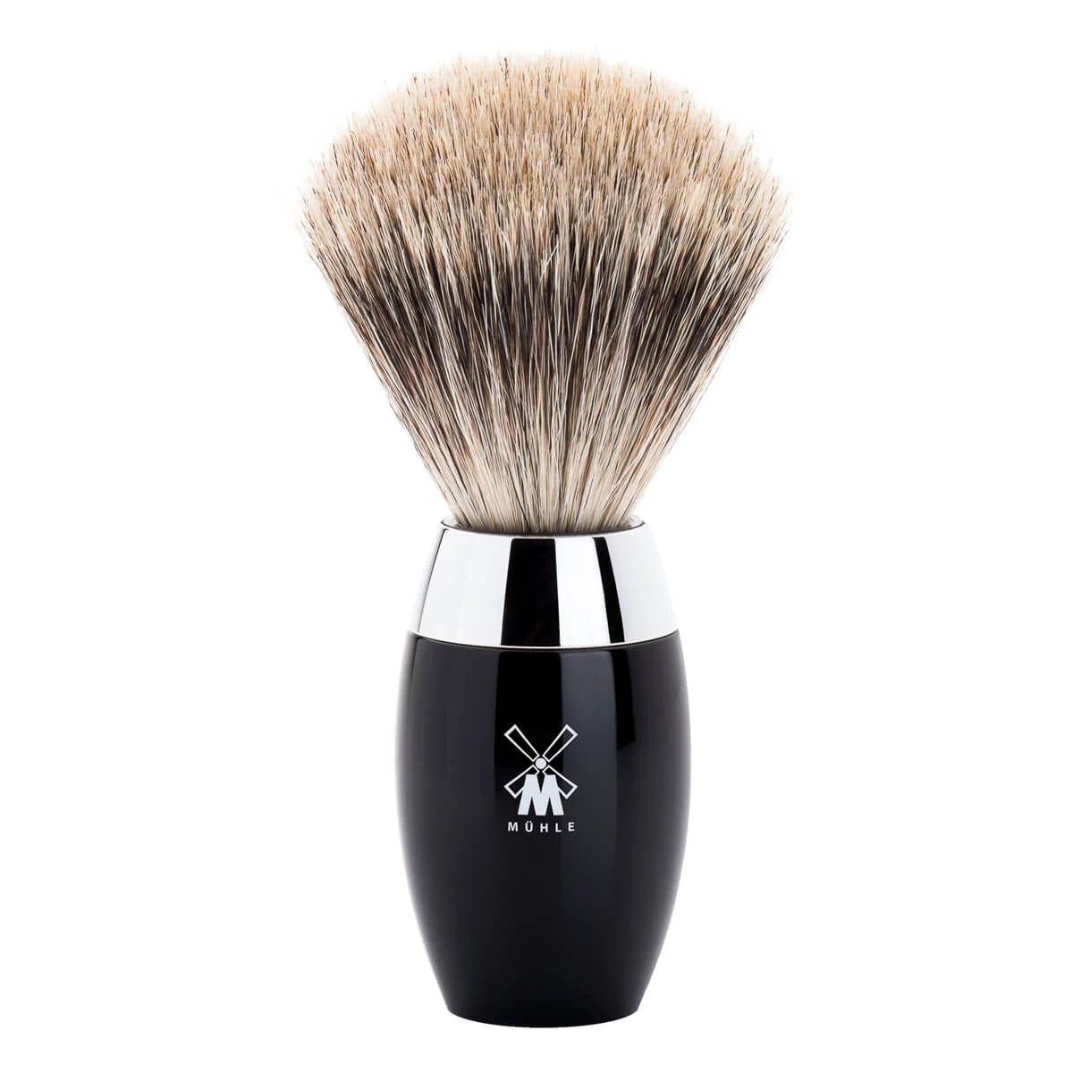 M? Hle Shaving Fine Badger Barberkost  21 Mm  Kosmo  Sort Kunstharpiks