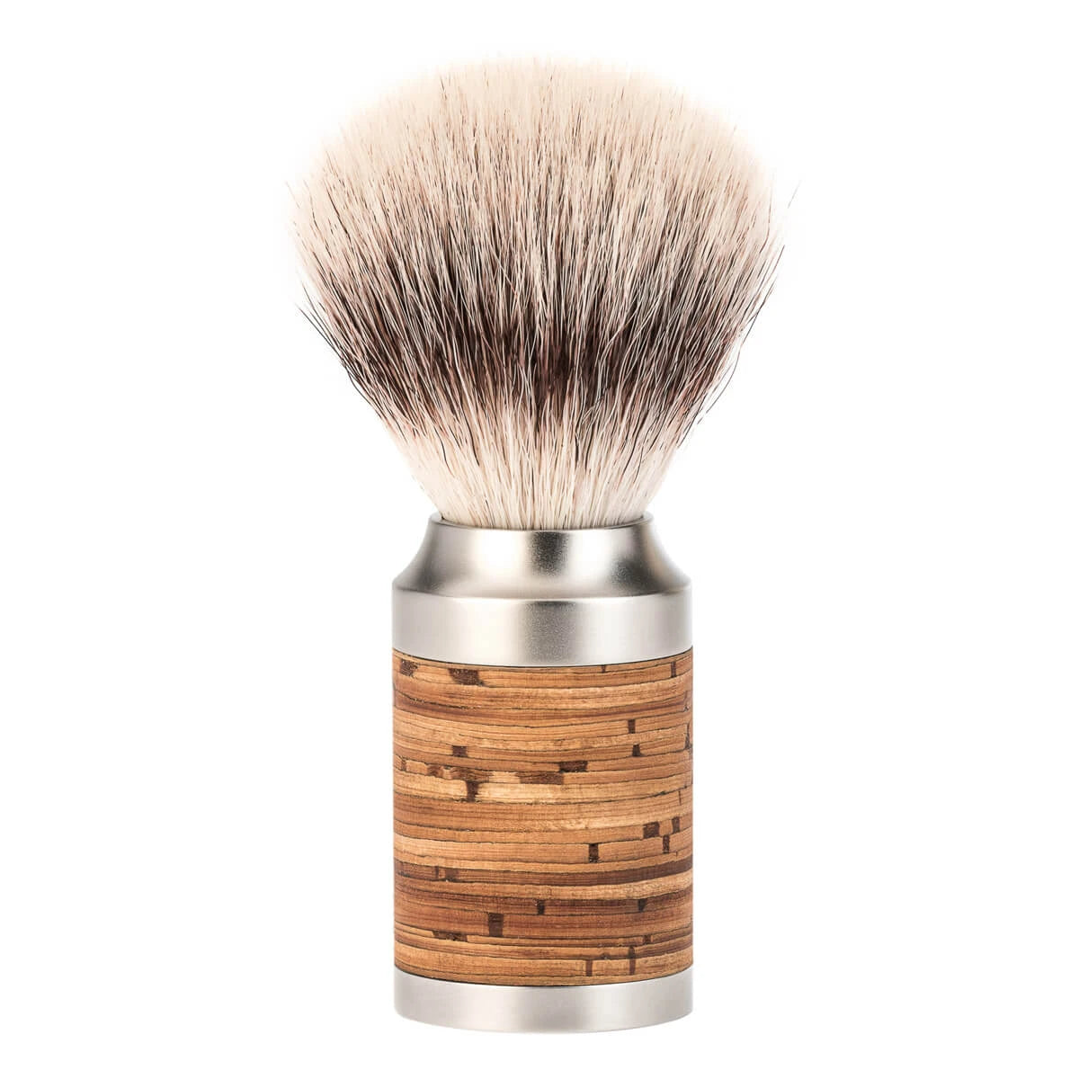 M? Hle Shaving Silvertip Fibre?  Barberkost  21 Mm  Rocca  Rustfrit Stål   Birkebark