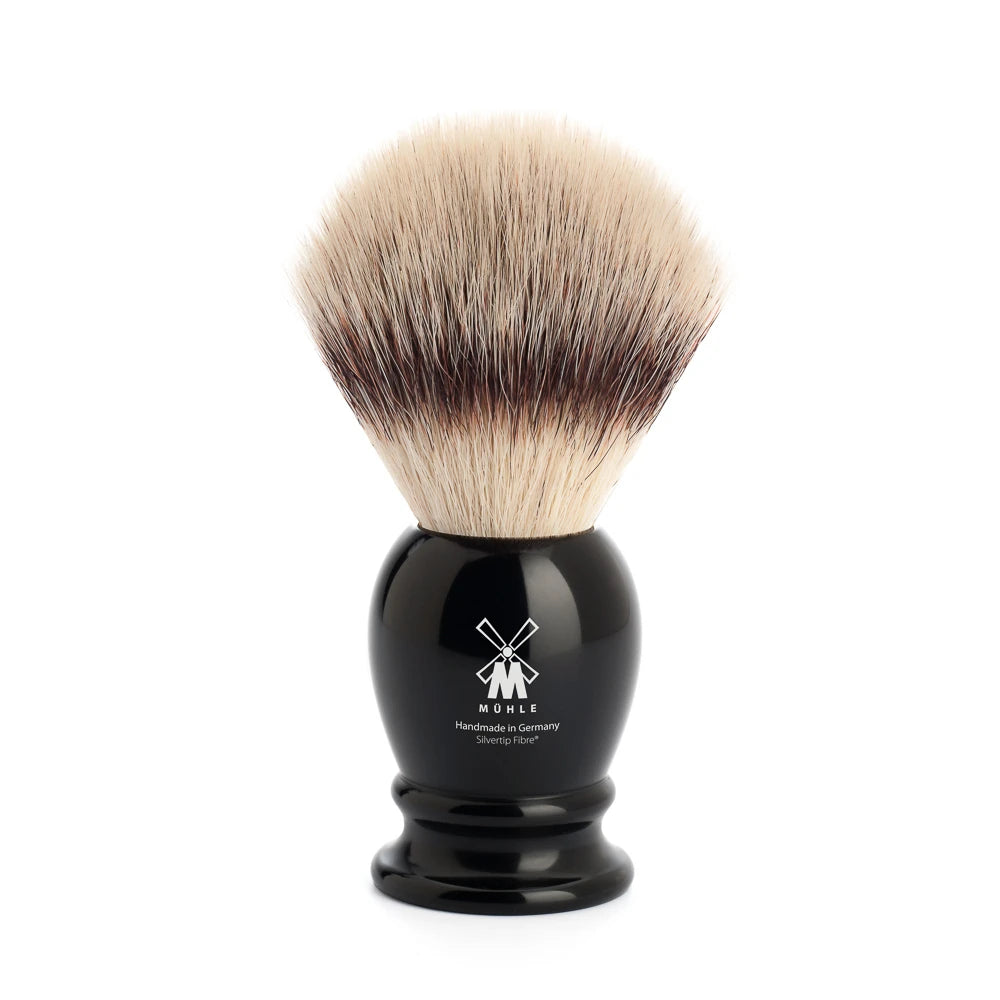 M? Hle Shaving Silvertip Fibre?  Barberkost  23 Mm  Classic  Sort Kunstharpiks