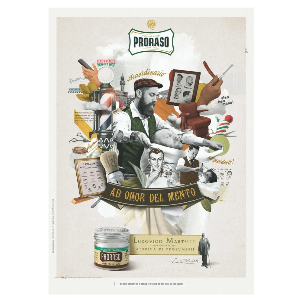 Proraso Plakat  50 X 70 Cm