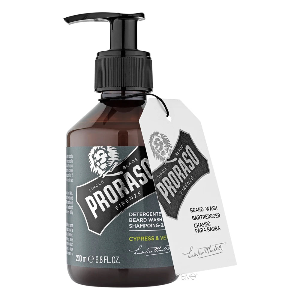 Proraso Skægshampoo  Cypress   Vetiver  200 Ml
