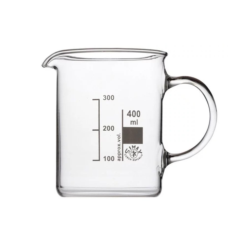 Ildfast Målebæger I Glas 400 Ml  Med Håndtag