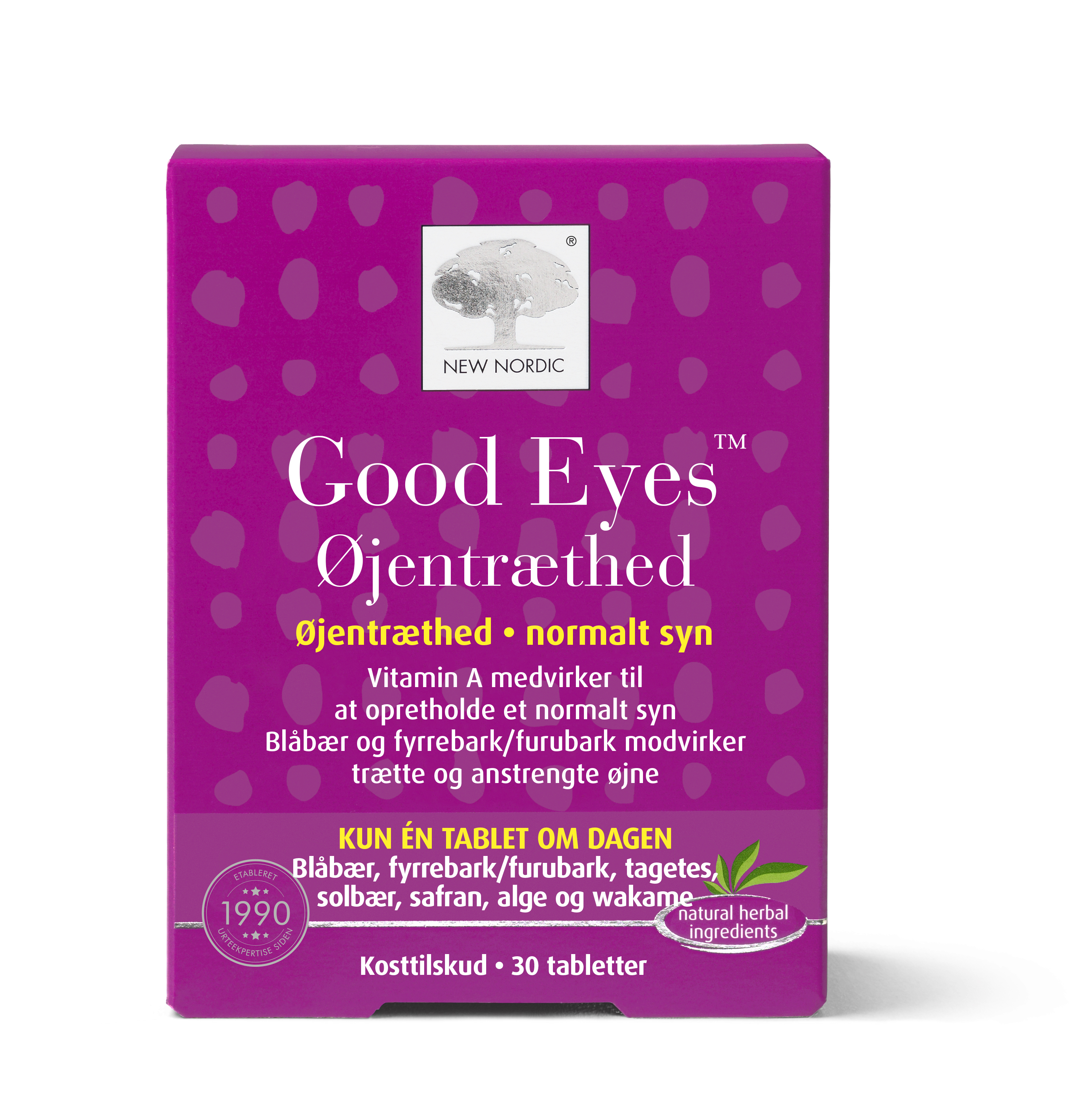 New Nordic Good Eyes øjentræthed 30 Tabl